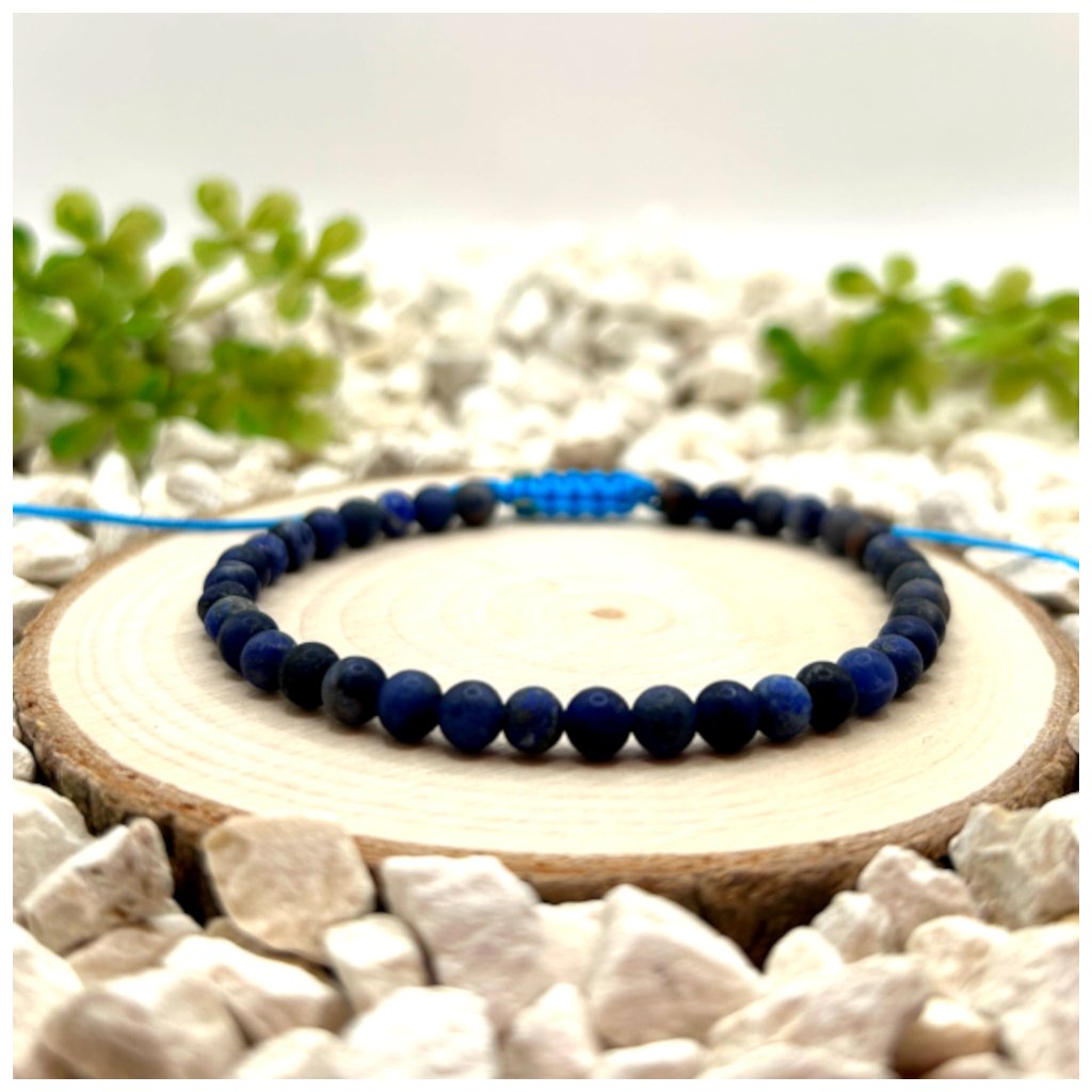 Provázkový náramek – Lapis Lazuli matný