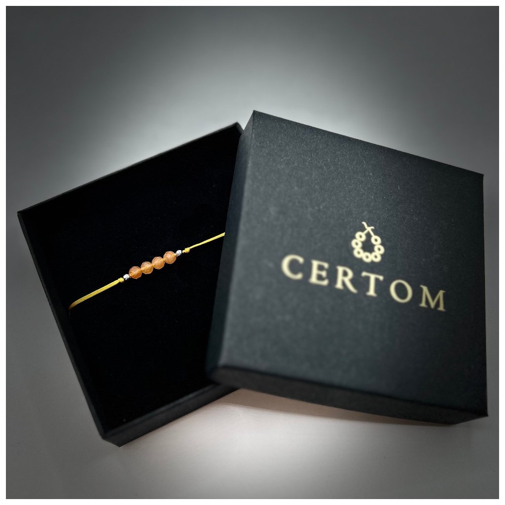 Provázkový náramek Vodnář v dárkové krabičce