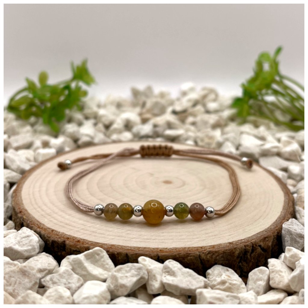 Macramé náramek – Tygří oko