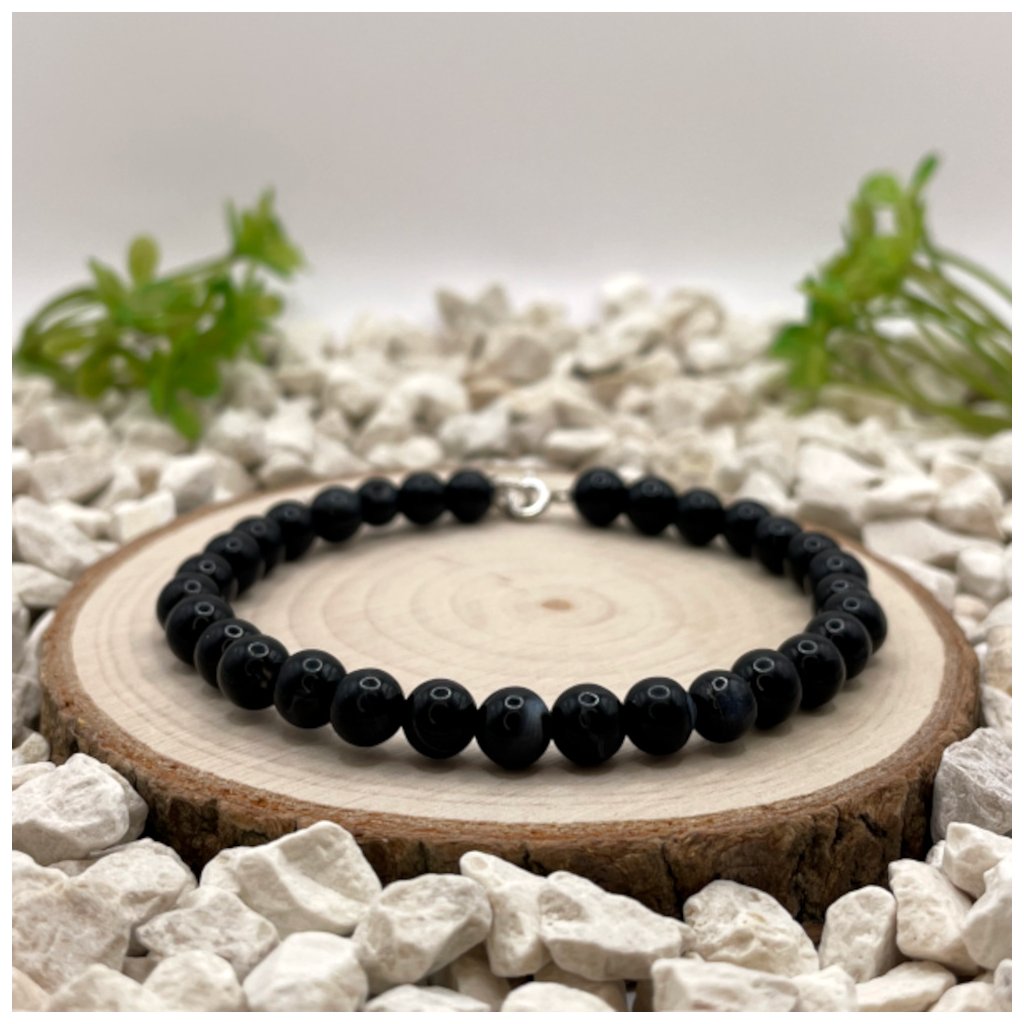 Minerální náramek – Obsidián černý