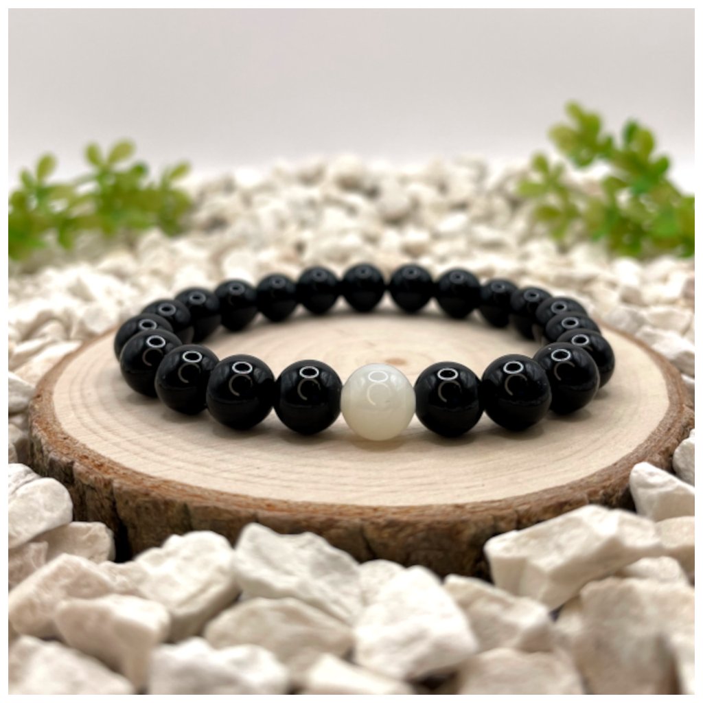 Minerální náramek – Obsidián Strom života